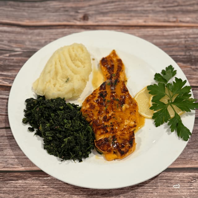 Broiled Fillet of Salmon.