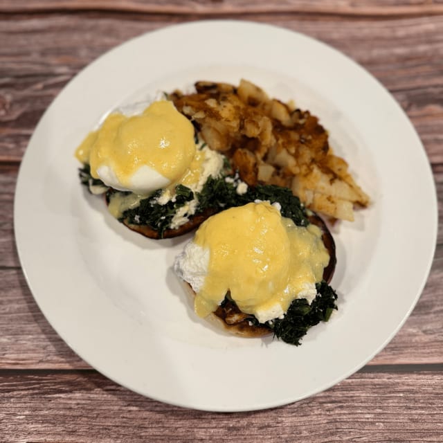 Florentine Eggs Benedict.
