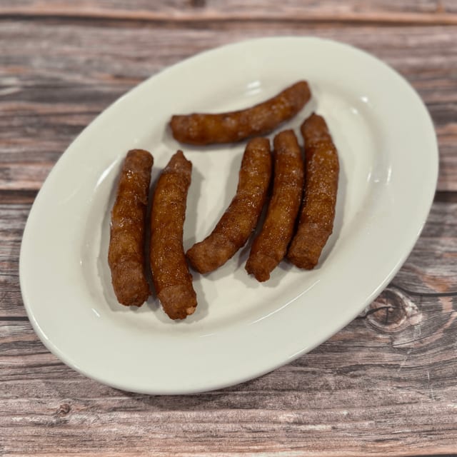 Turkey Bacon or Turkey Sausage.