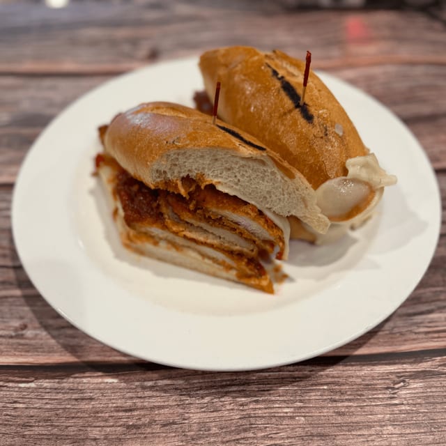 Chicken Parmigiana Hero.