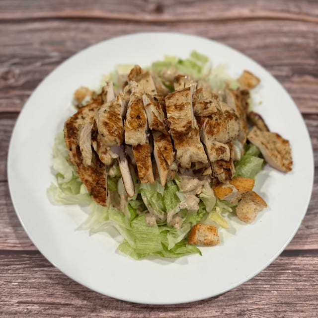 Caesar Salad with Grilled Chicken.
