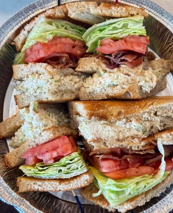 Chicken Salad Club Sandwich.